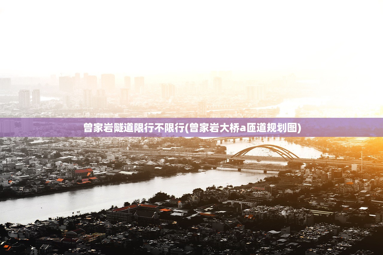 曾家岩隧道限行不限行(曾家岩大桥a匝道规划图)